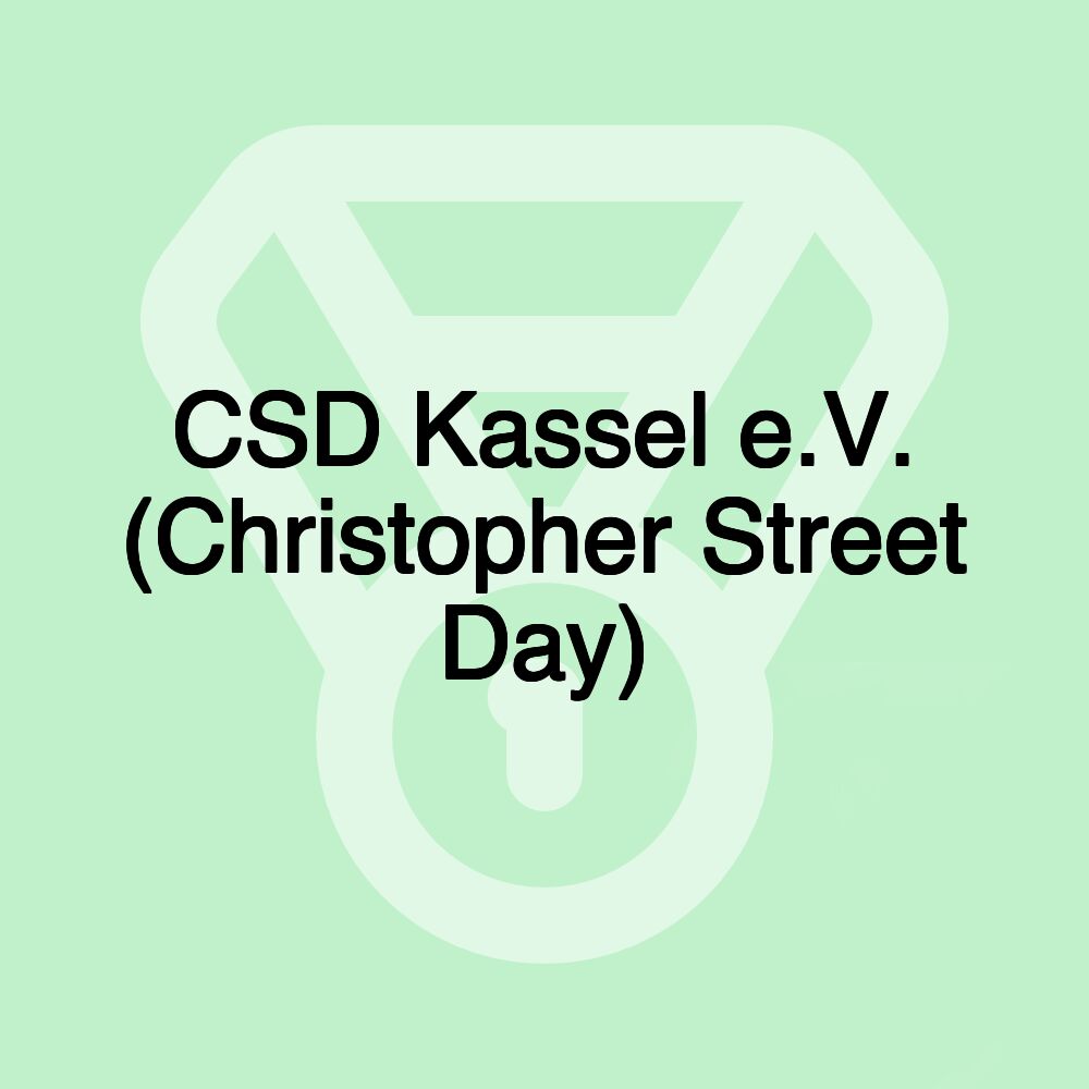 CSD Kassel e.V. (Christopher Street Day)