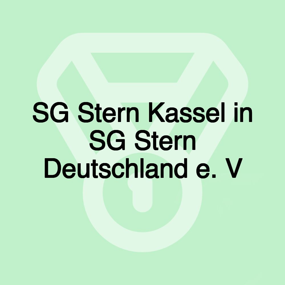 SG Stern Kassel in SG Stern Deutschland e. V