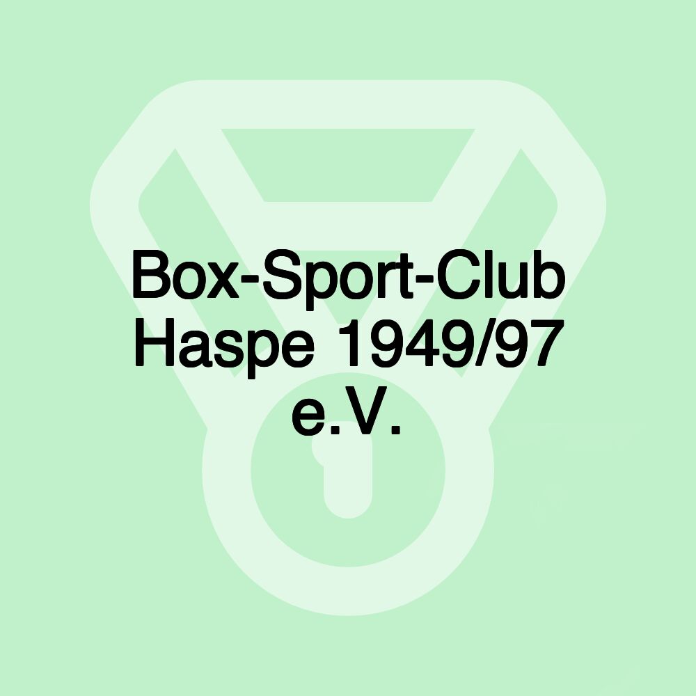 Box-Sport-Club Haspe 1949/97 e.V. Box-Sport-Club Haspe 1949/97 e.V.