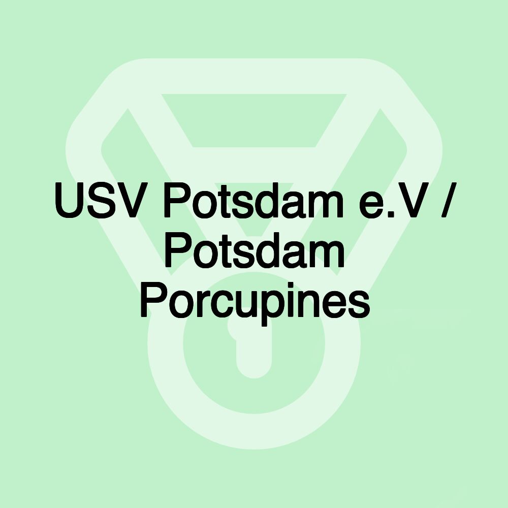 USV Potsdam e.V / Potsdam Porcupines USV Potsdam e.V / Potsdam Porcupines