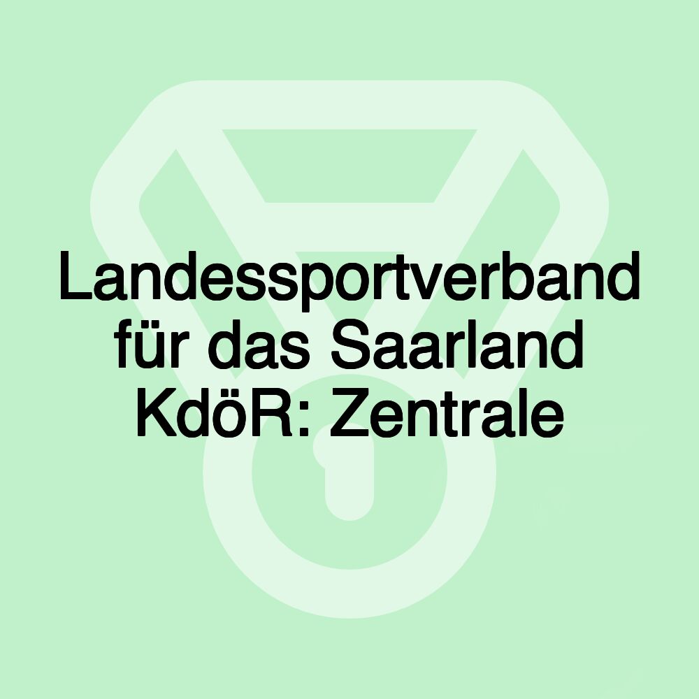 Landessportverband für das Saarland KdöR: Zentrale