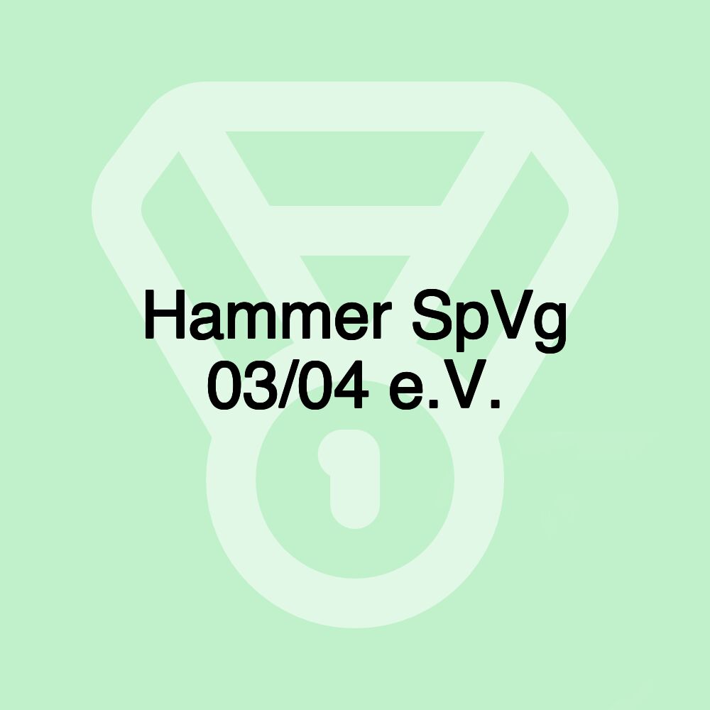 Hammer SpVg 03/04 e.V. Hammer SpVg 03/04 e.V.