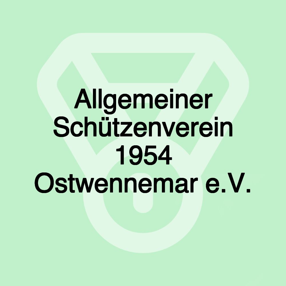 Allgemeiner Schützenverein 1954 Ostwennemar e.V.