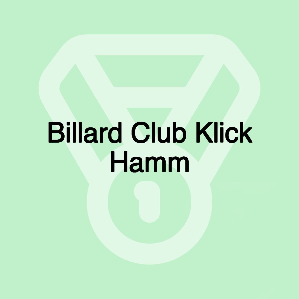 Billard Club Klick Hamm