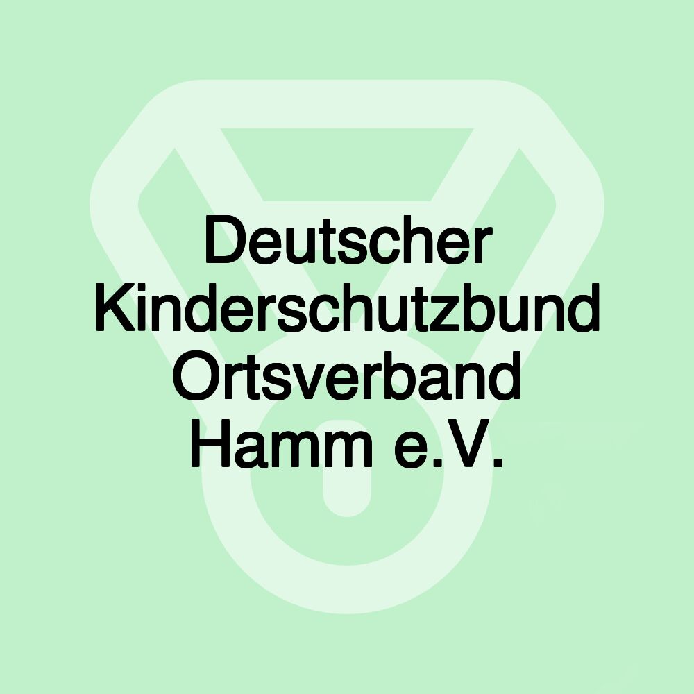 Deutscher Kinderschutzbund Ortsverband Hamm e.V.