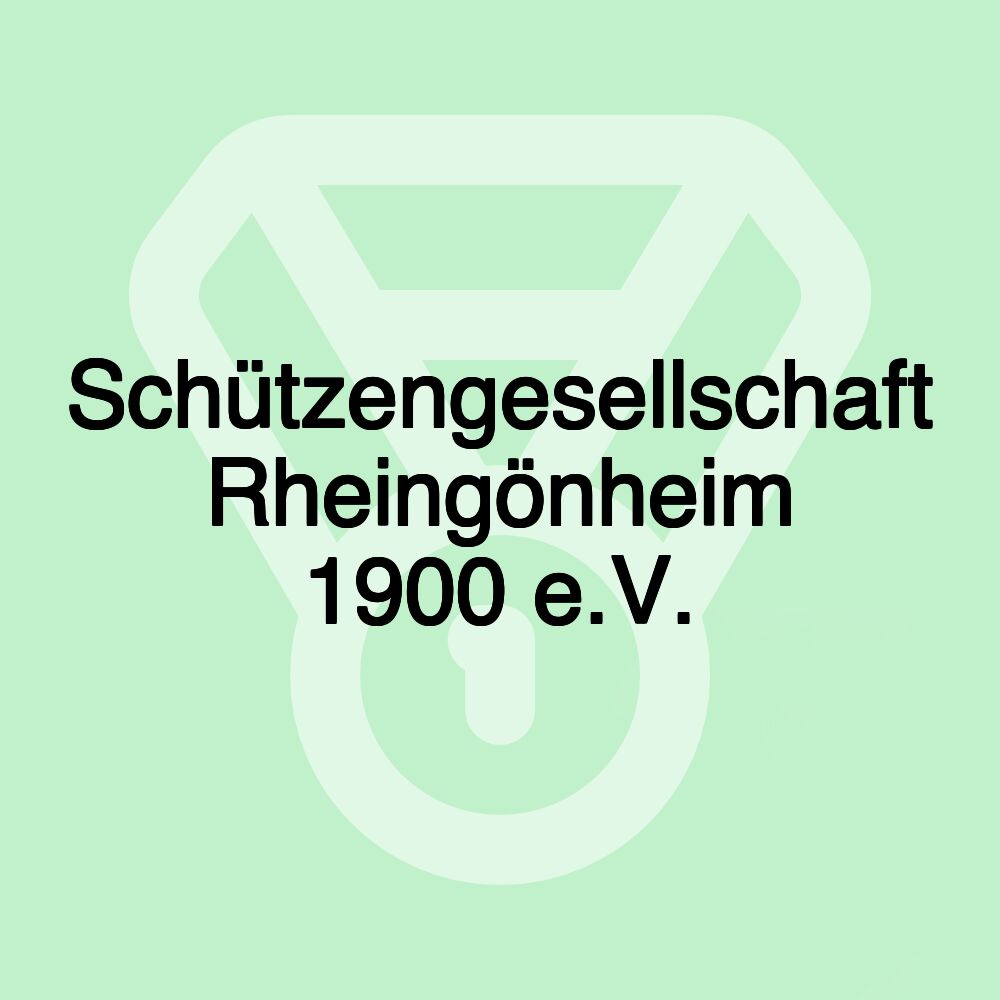 Schützengesellschaft Rheingönheim 1900 e.V.