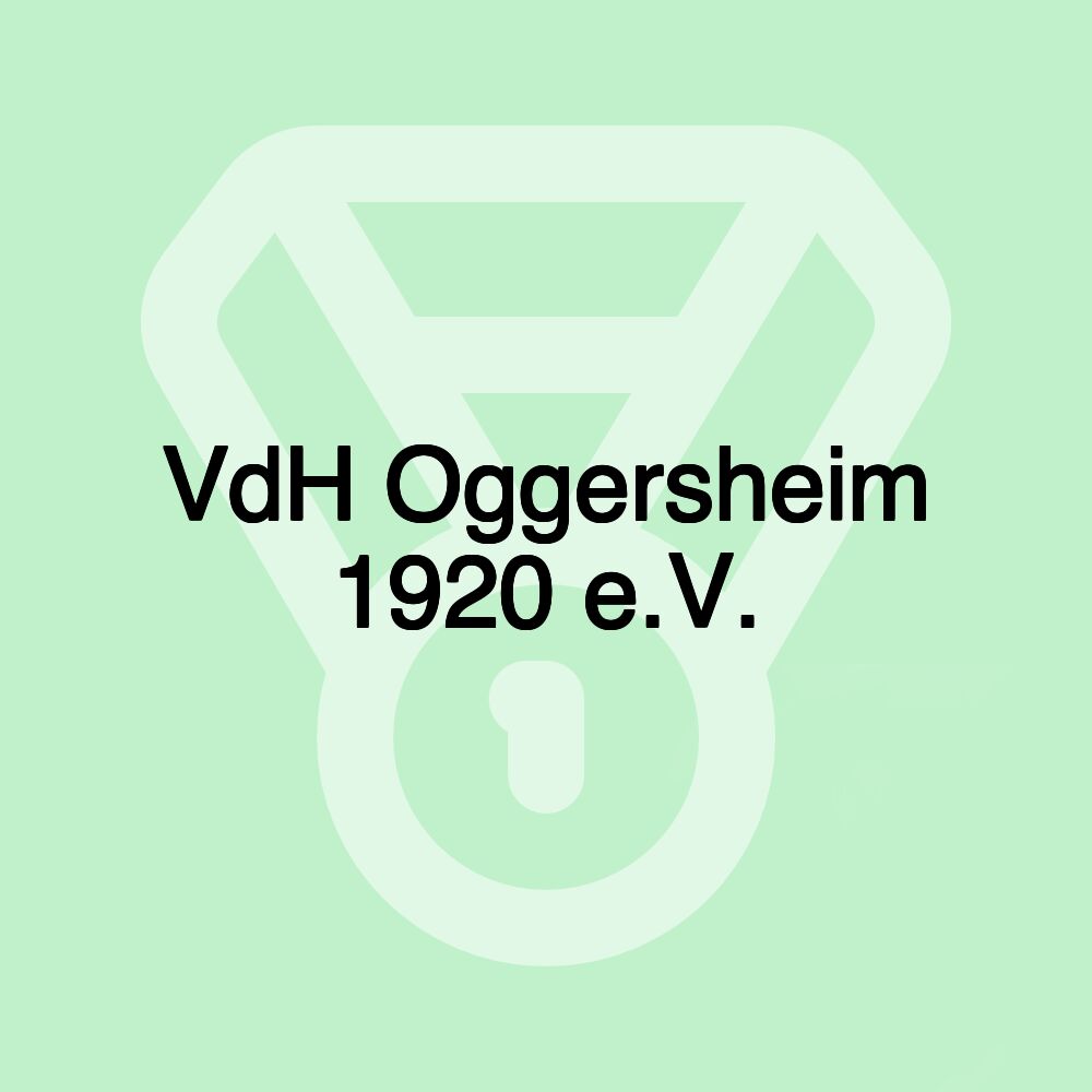 VdH Oggersheim 1920 e.V. VdH Oggersheim 1920 e.V.