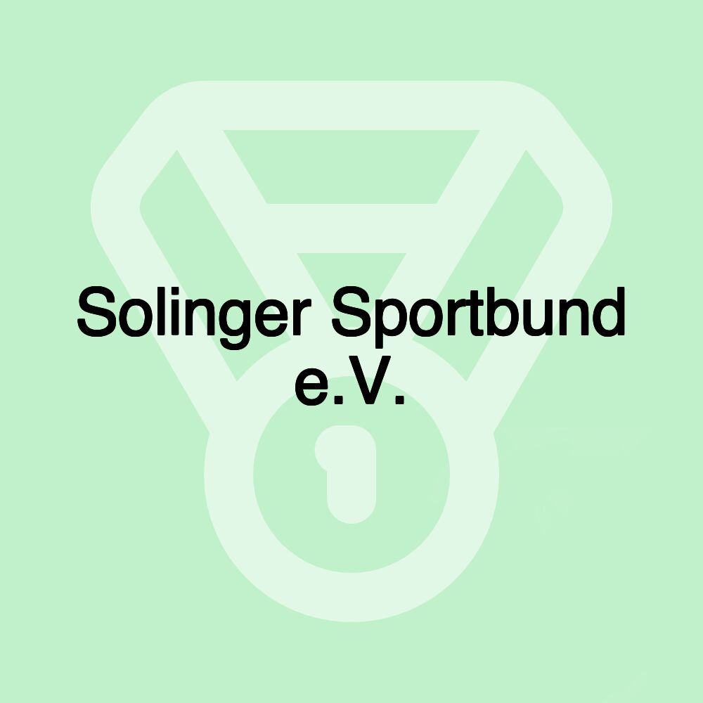 Solinger Sportbund e.V. Solinger Sportbund e.V.