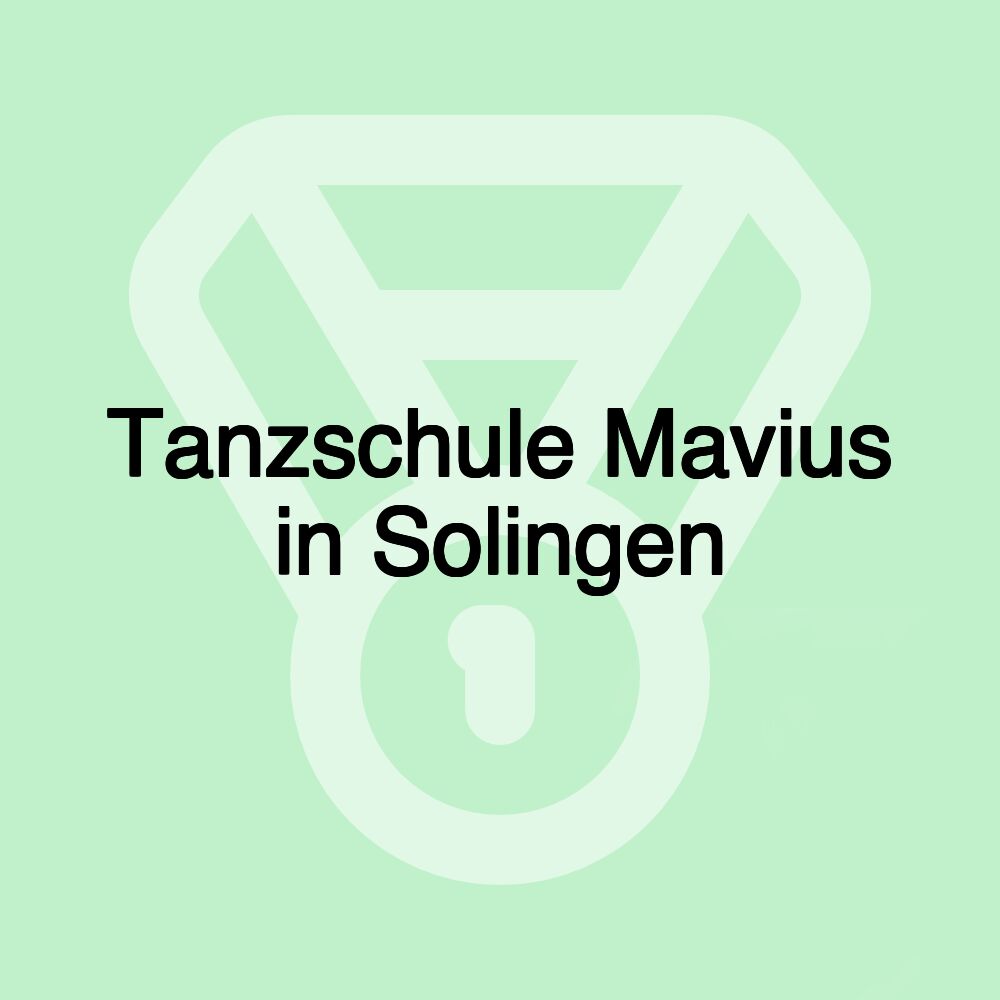 Tanzschule Mavius in Solingen