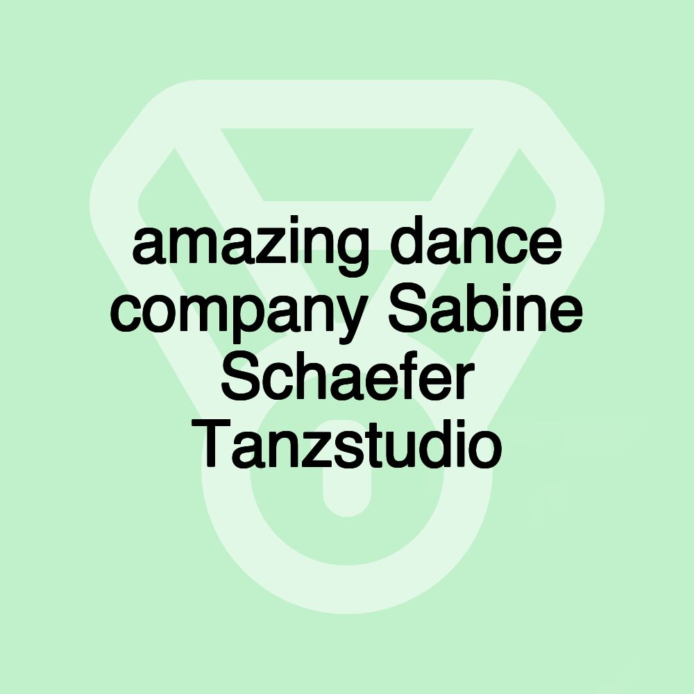 amazing dance company Sabine Schaefer Tanzstudio
