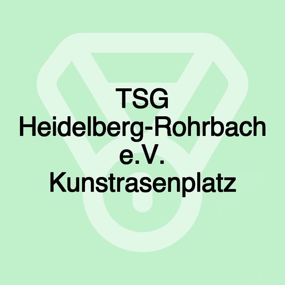 TSG Heidelberg-Rohrbach e.V. Kunstrasenplatz