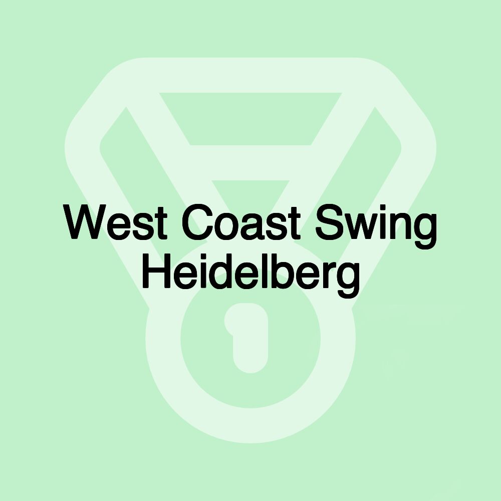 West Coast Swing Heidelberg West Coast Swing Heidelberg