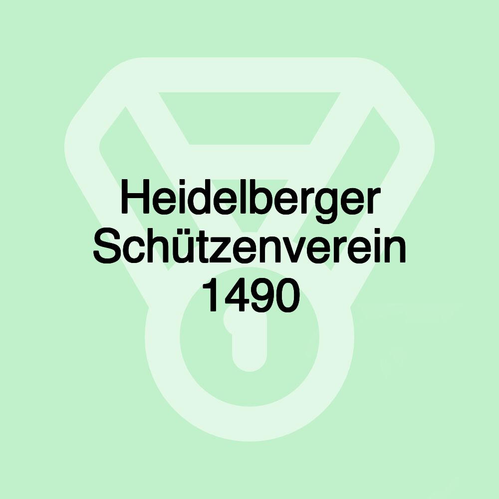 Heidelberger Schützenverein 1490 Heidelberger Schützenverein 1490