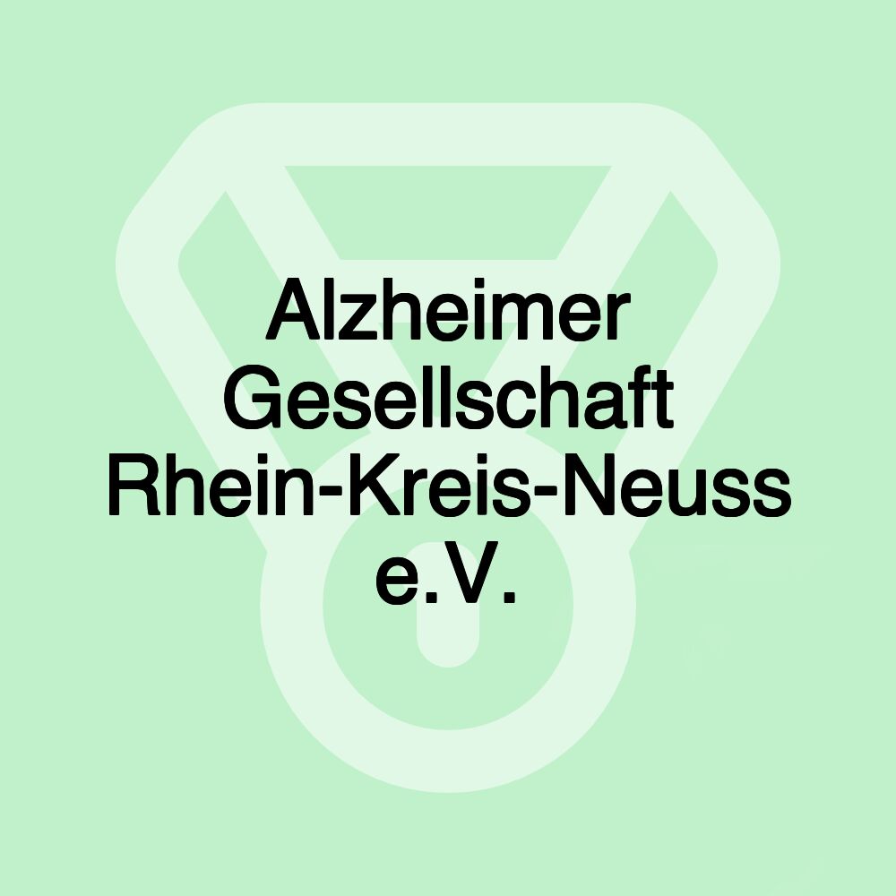 Alzheimer Gesellschaft Rhein-Kreis-Neuss e.V.