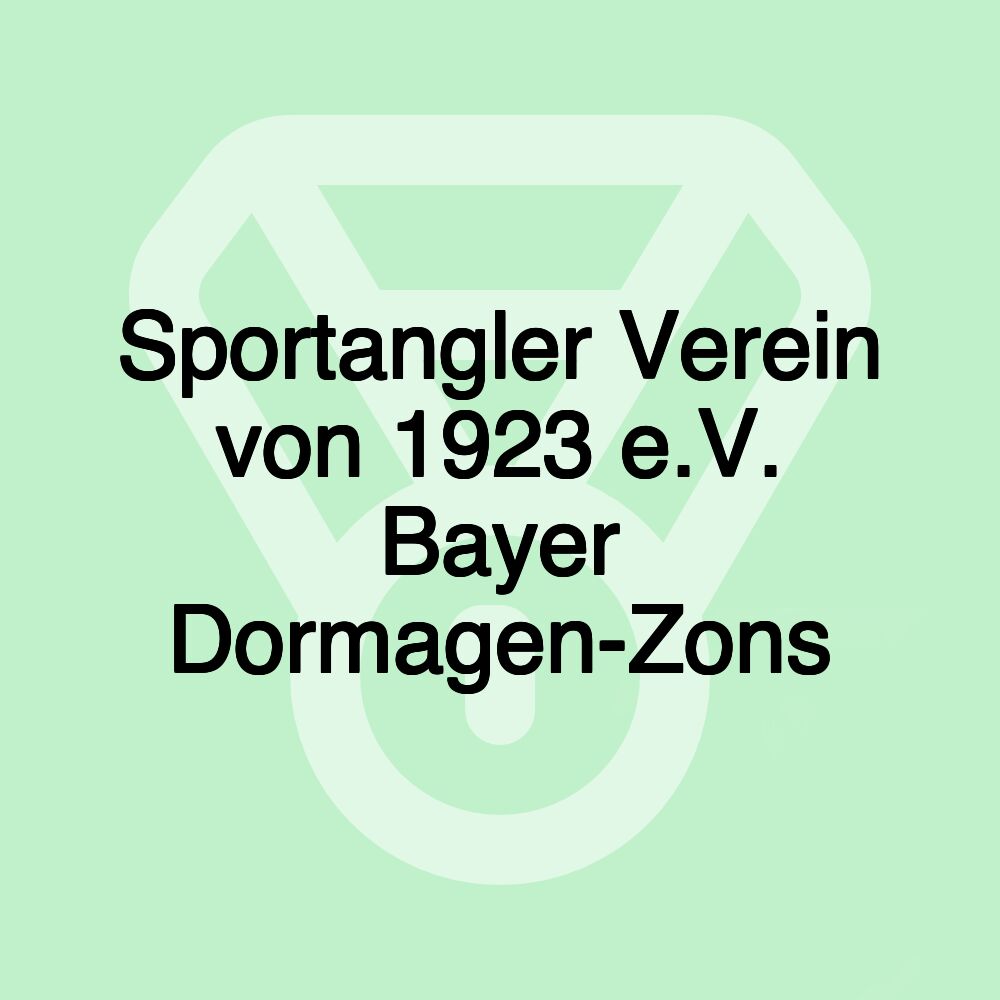 Sportangler Verein von 1923 e.V. Bayer Dormagen-Zons