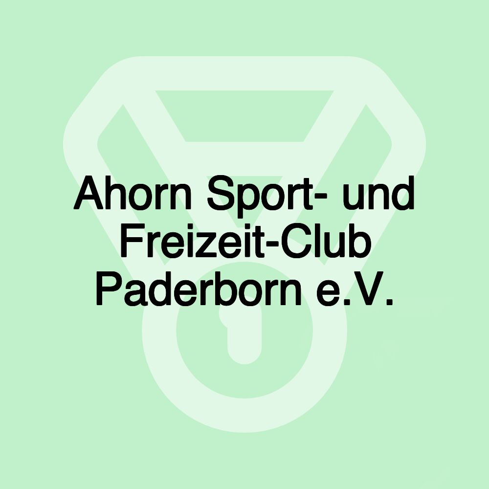 Ahorn Sport- und Freizeit-Club Paderborn e.V.