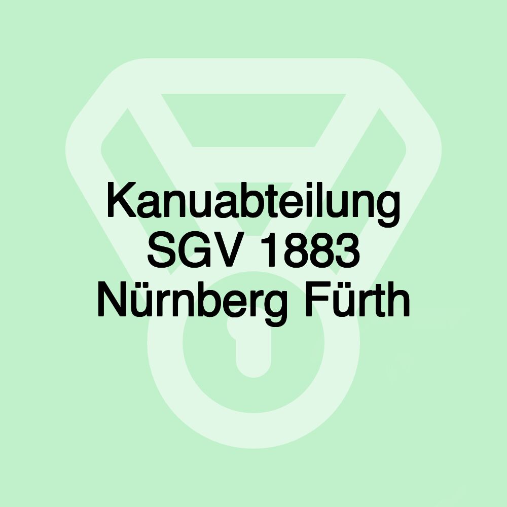 Kanuabteilung SGV 1883 Nürnberg Fürth