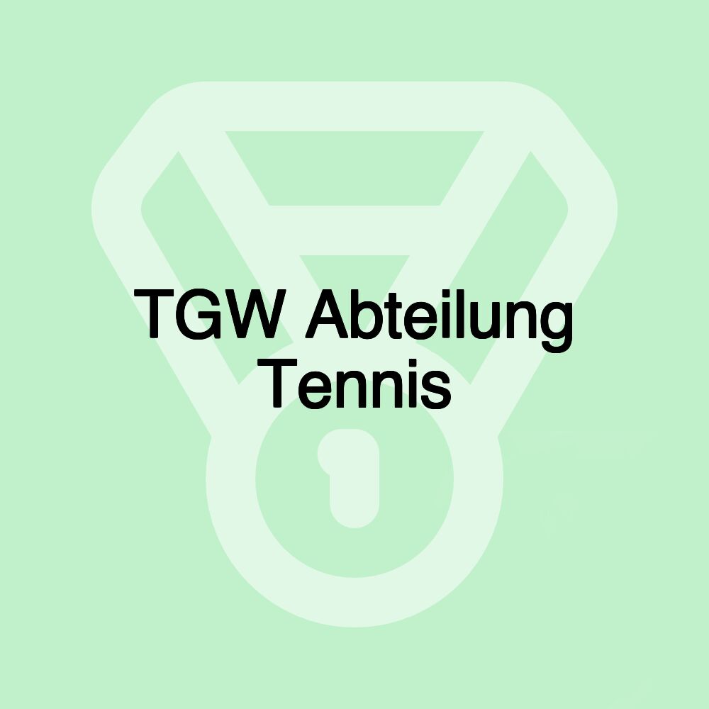 TGW Abteilung Tennis