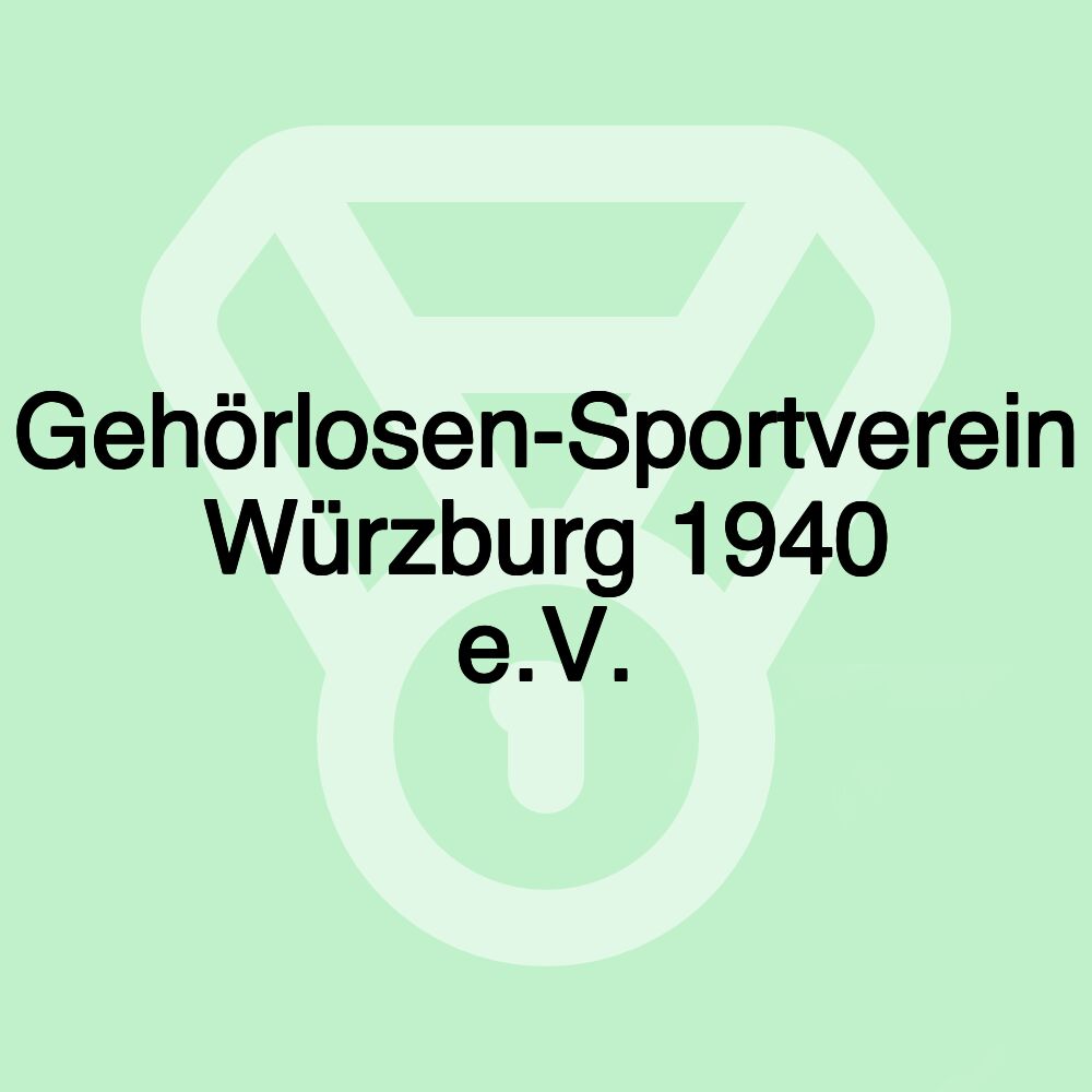 Gehörlosen-Sportverein Würzburg 1940 e.V.