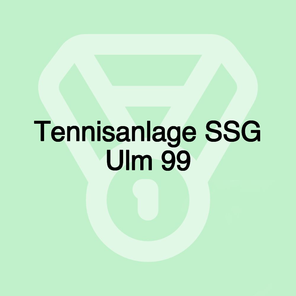 Tennisanlage SSG Ulm 99