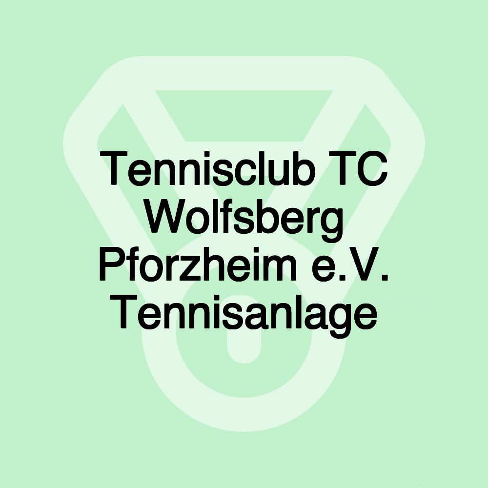 Tennisclub TC Wolfsberg Pforzheim e.V. Tennisanlage