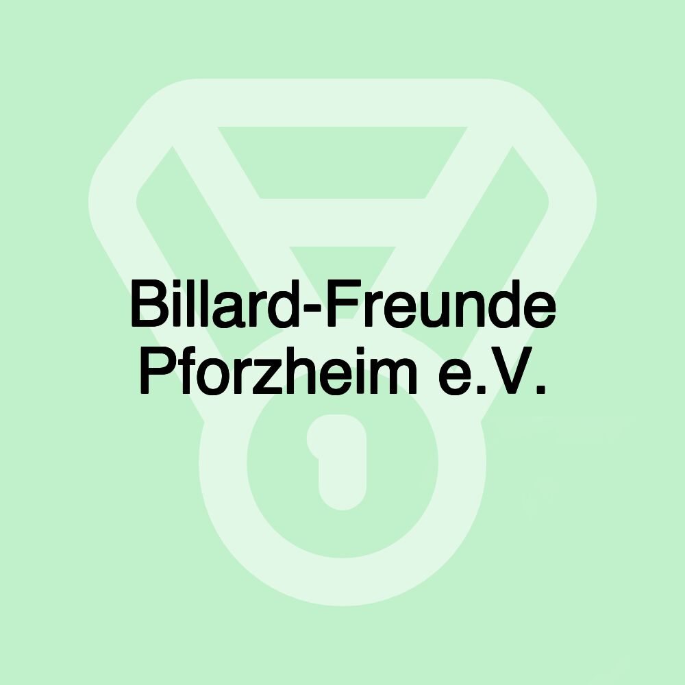 Billard-Freunde Pforzheim e.V. Billard-Freunde Pforzheim e.V.