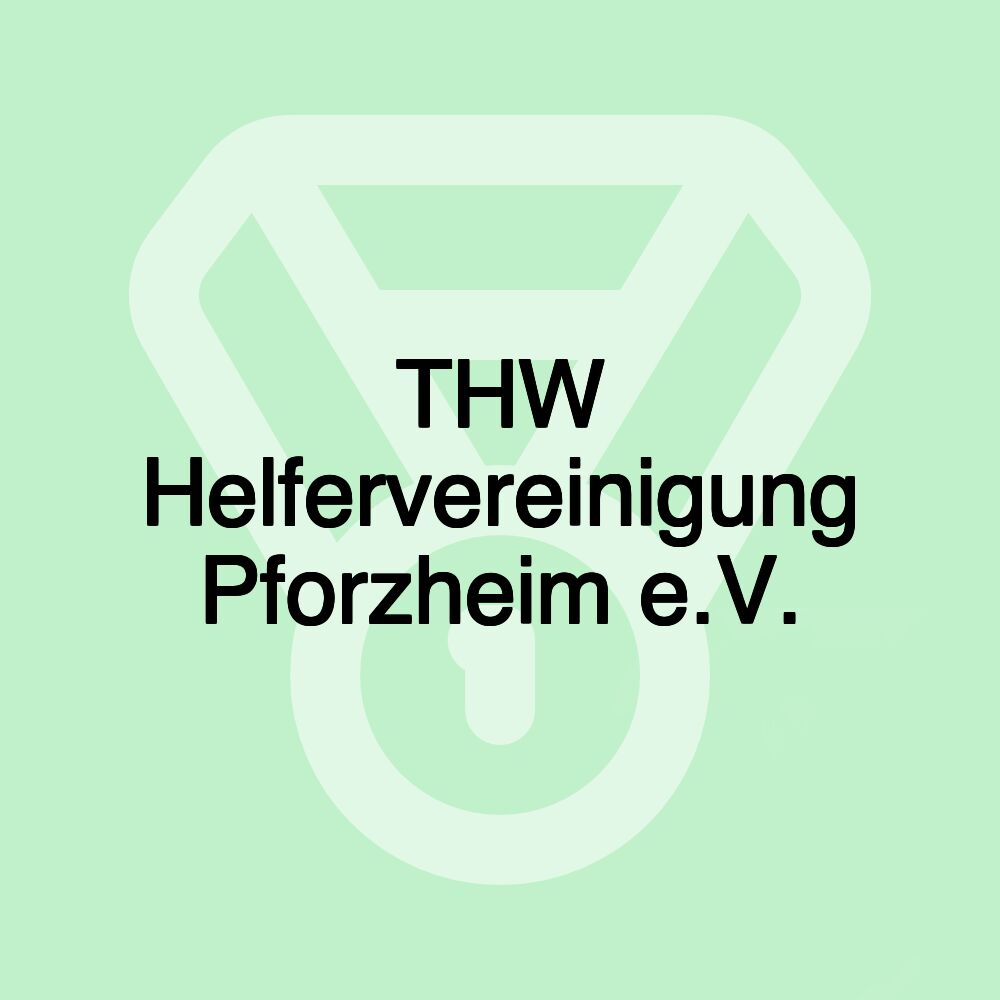 THW Helfervereinigung Pforzheim e.V. THW Helfervereinigung Pforzheim e.V.