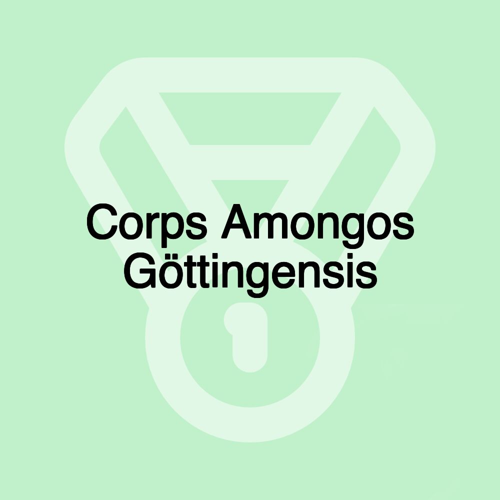 Corps Amongos Göttingensis