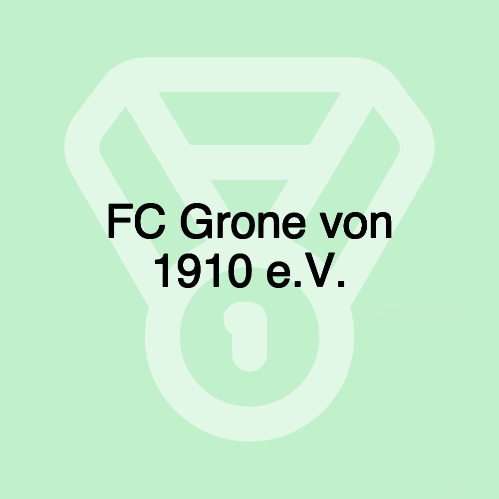 FC Grone von 1910 e.V. FC Grone von 1910 e.V.