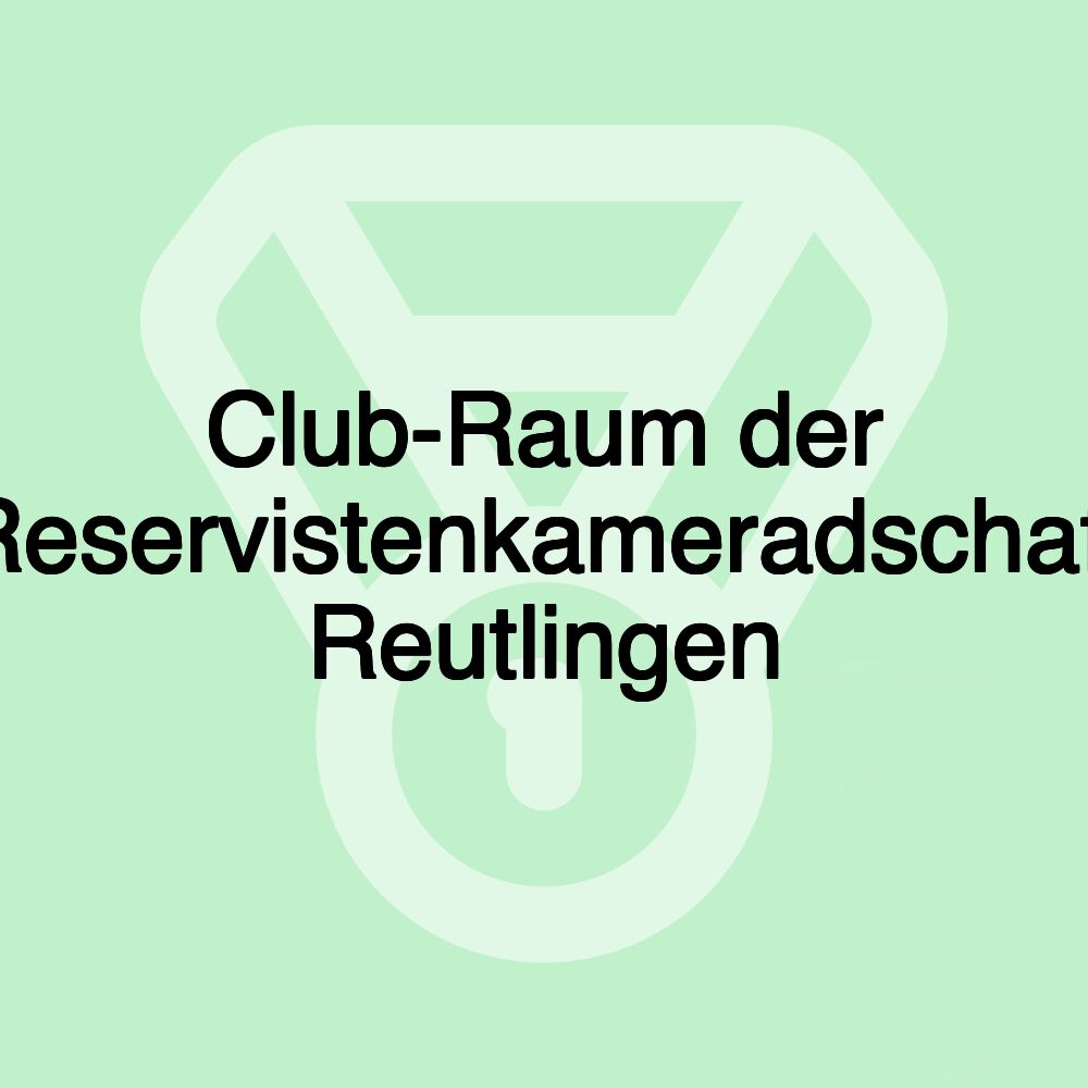 Club-Raum der Reservistenkameradschaft Reutlingen