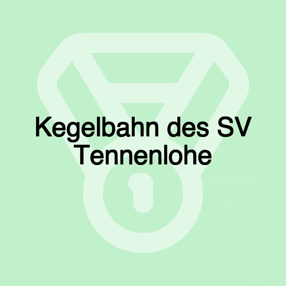 Kegelbahn des SV Tennenlohe Kegelbahn des SV Tennenlohe