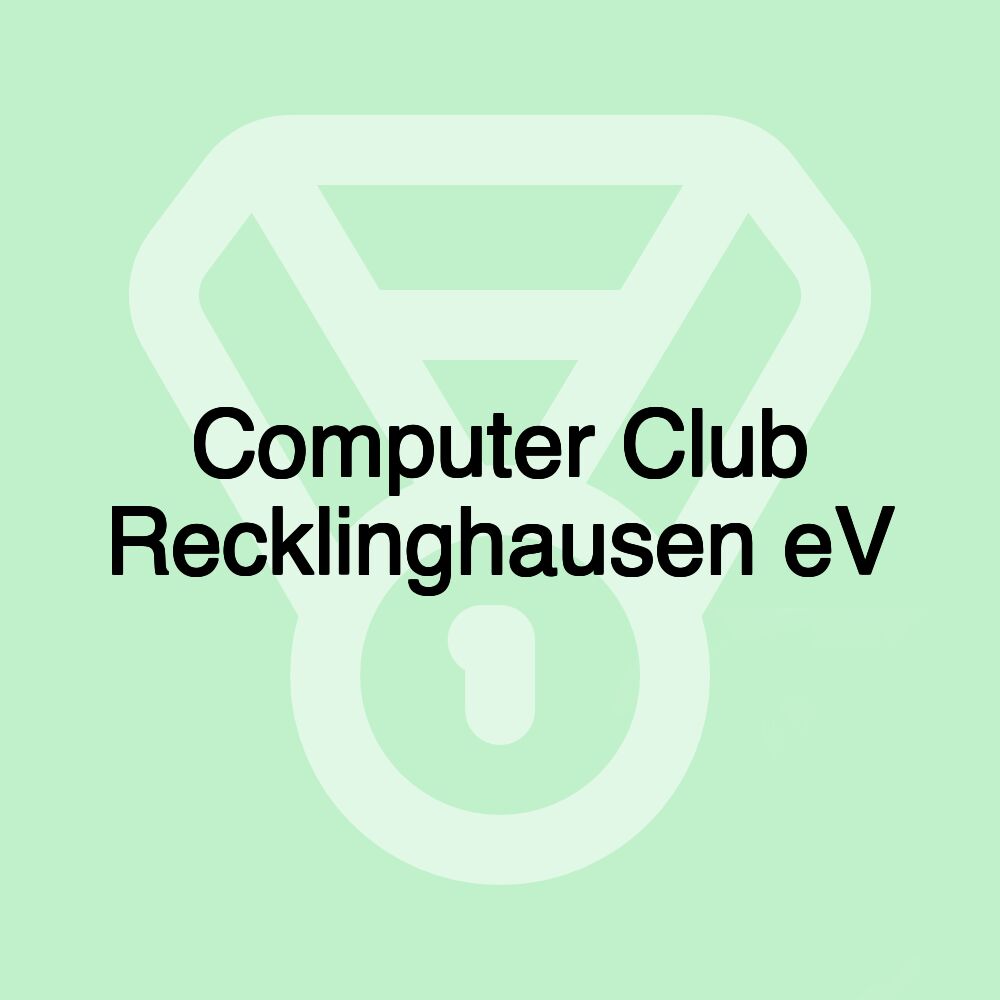 Computer Club Recklinghausen eV Computer Club Recklinghausen eV