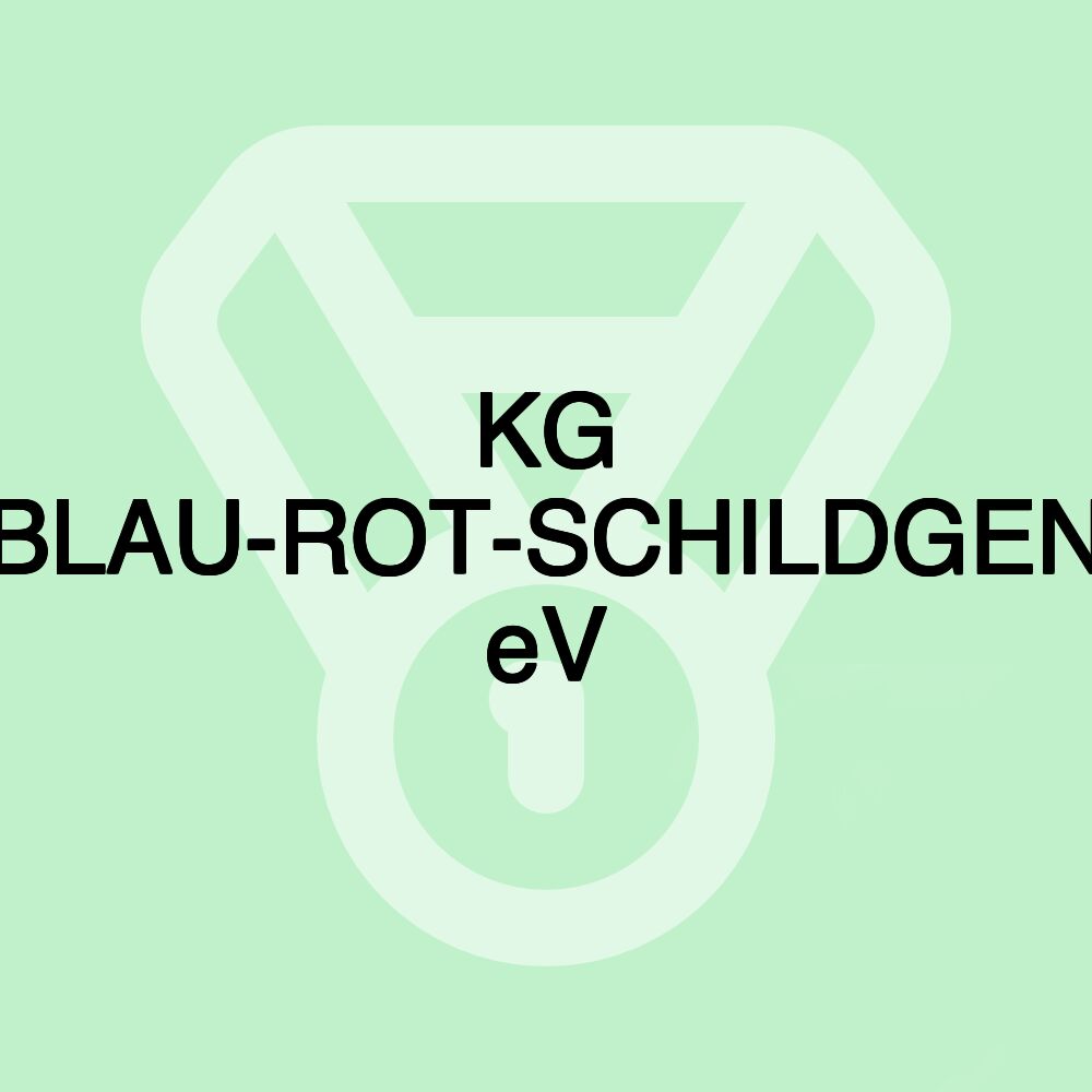 KG BLAU-ROT-SCHILDGEN eV KG BLAU-ROT-SCHILDGEN eV