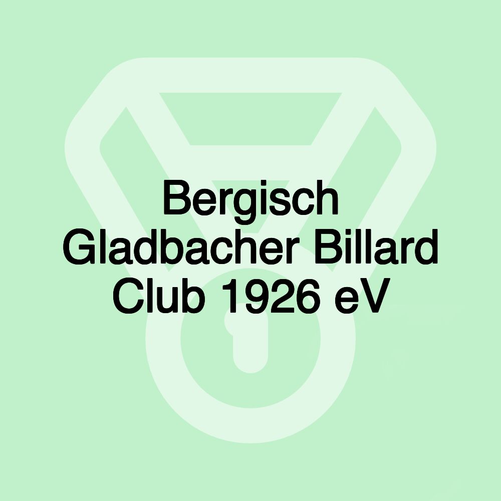 Bergisch Gladbacher Billard Club 1926 eV
