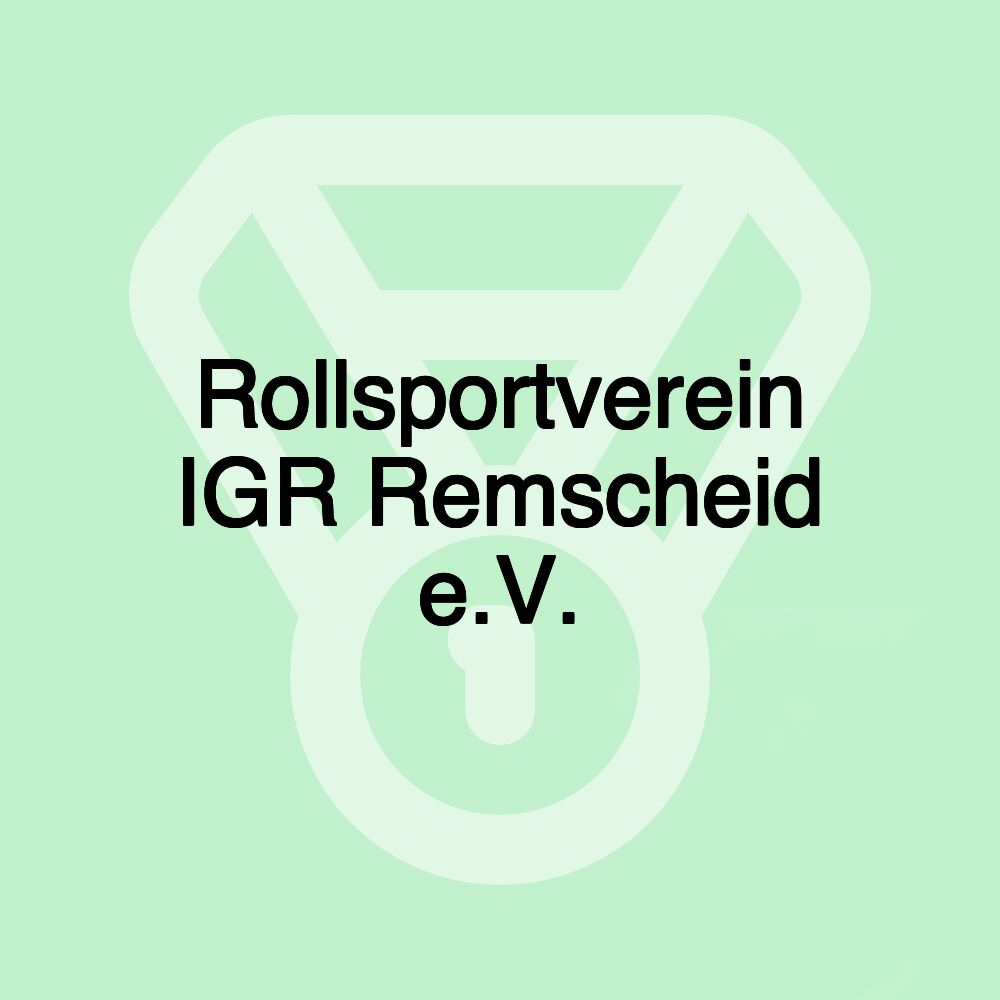 Rollsportverein IGR Remscheid e.V.
