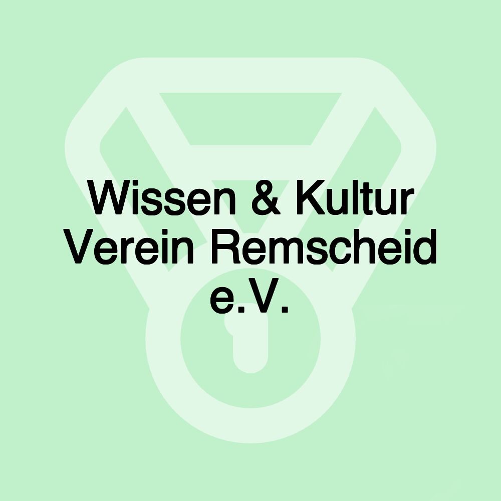 Wissen & Kultur Verein Remscheid e.V.