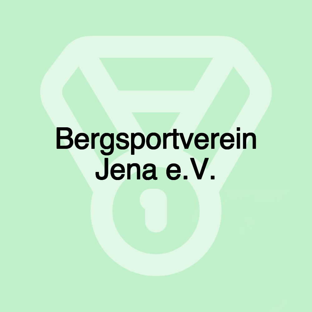 Bergsportverein Jena e.V. Bergsportverein Jena e.V.