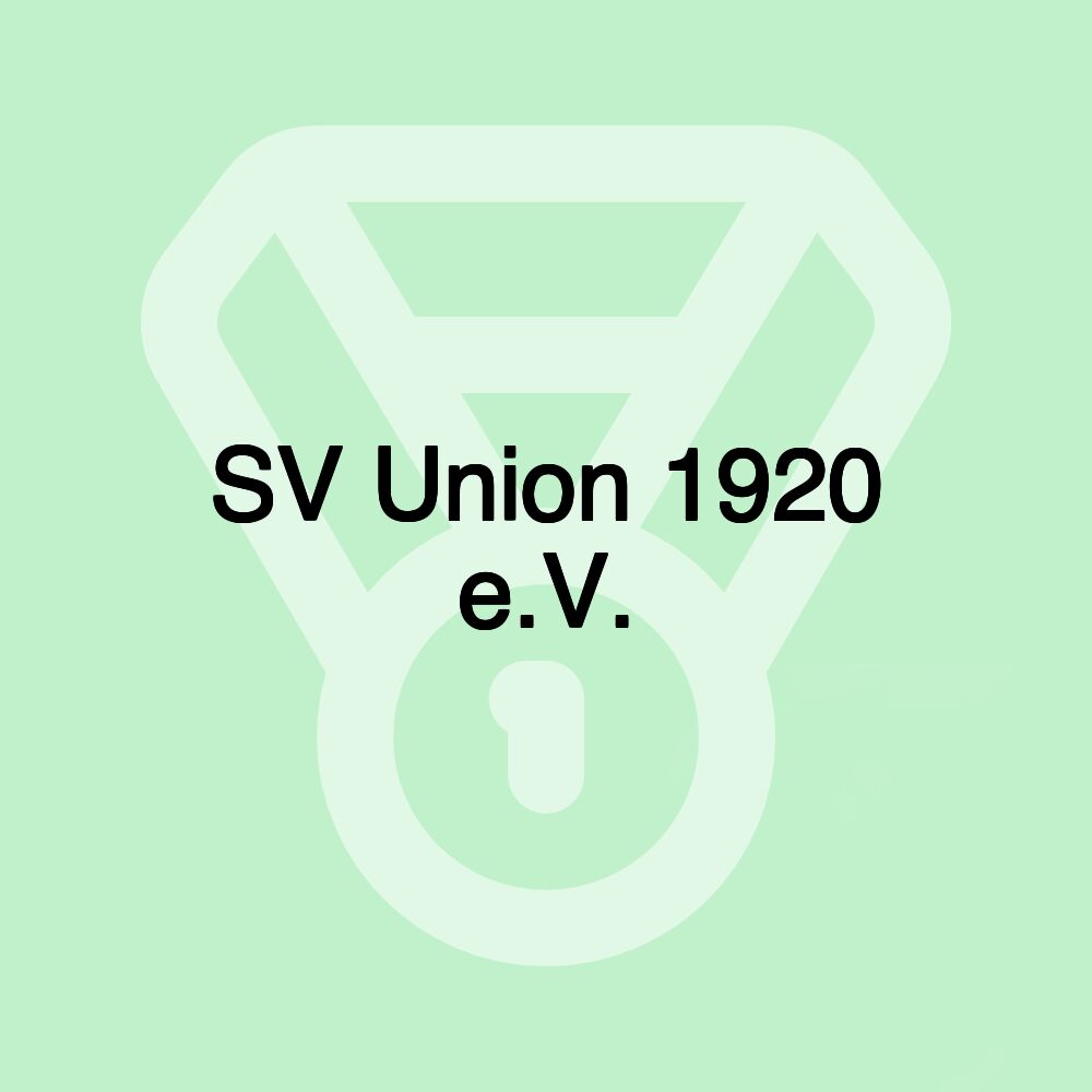 SV Union 1920 e.V. SV Union 1920 e.V.