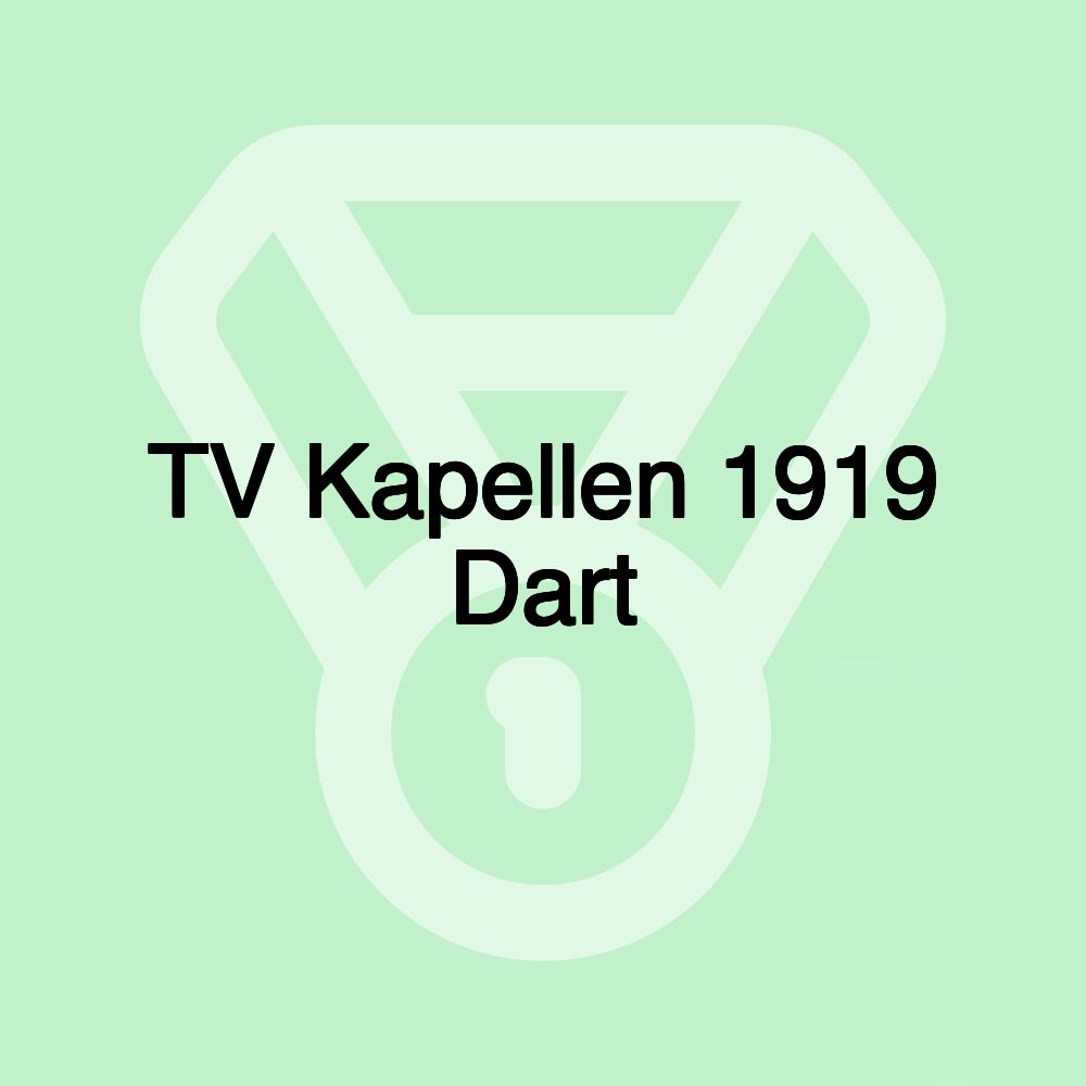 TV Kapellen 1919 Dart TV Kapellen 1919 Dart
