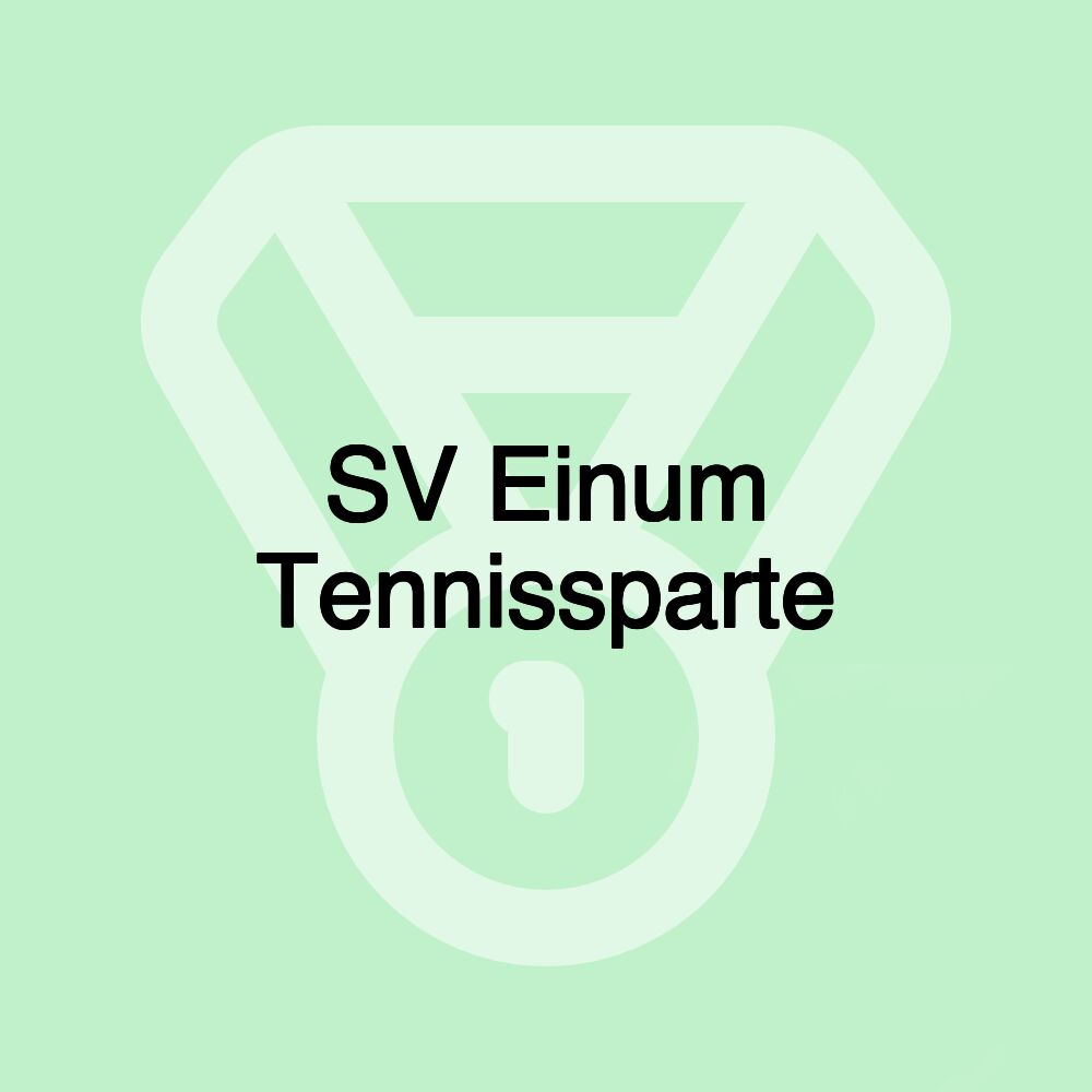SV Einum Tennissparte SV Einum Tennissparte