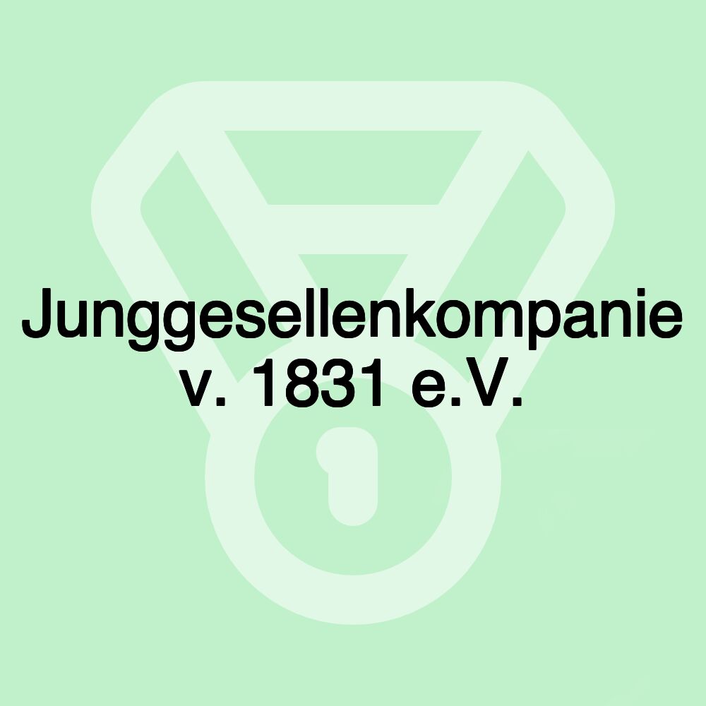 Junggesellenkompanie v. 1831 e.V.