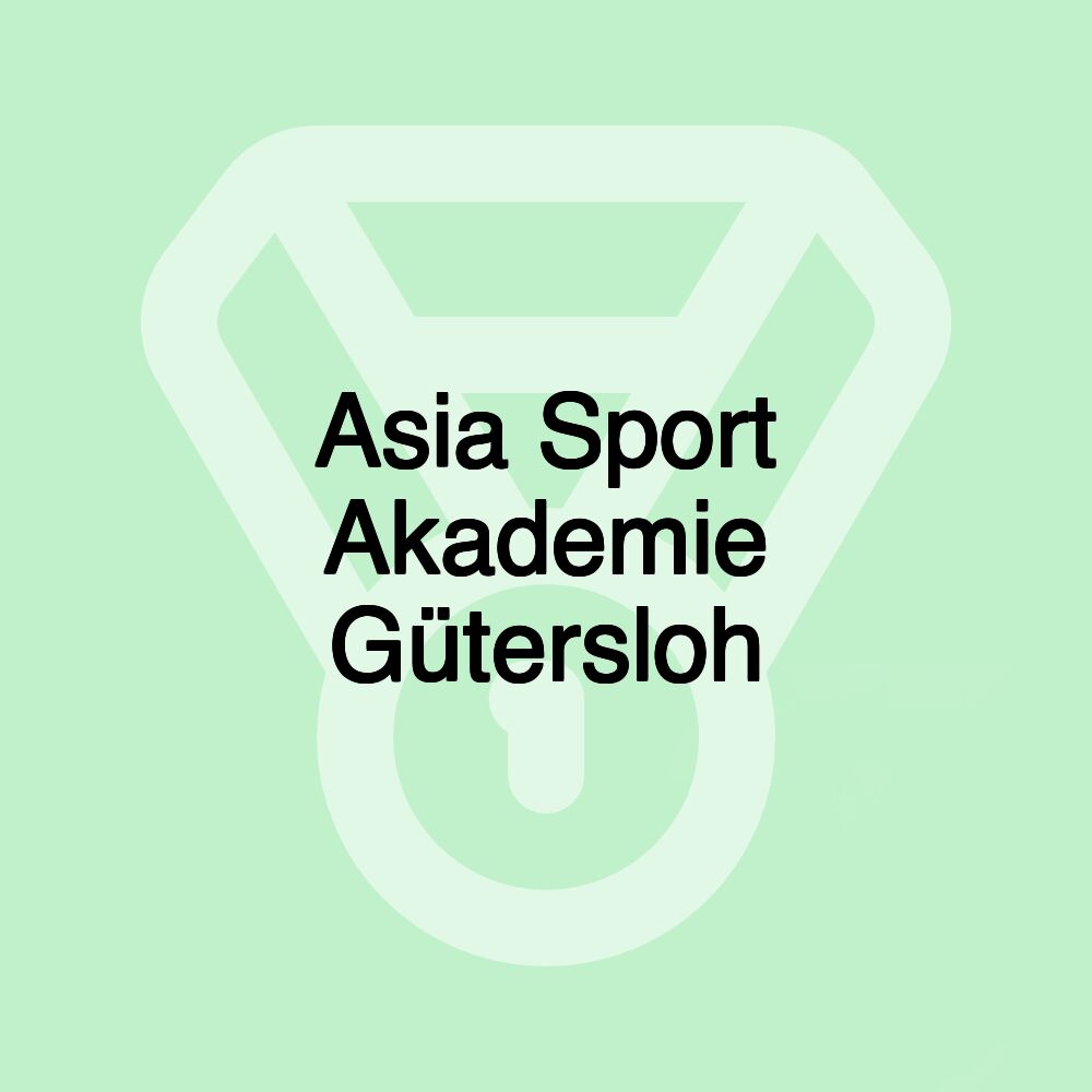 Asia Sport Akademie Gütersloh Asia Sport Akademie Gütersloh