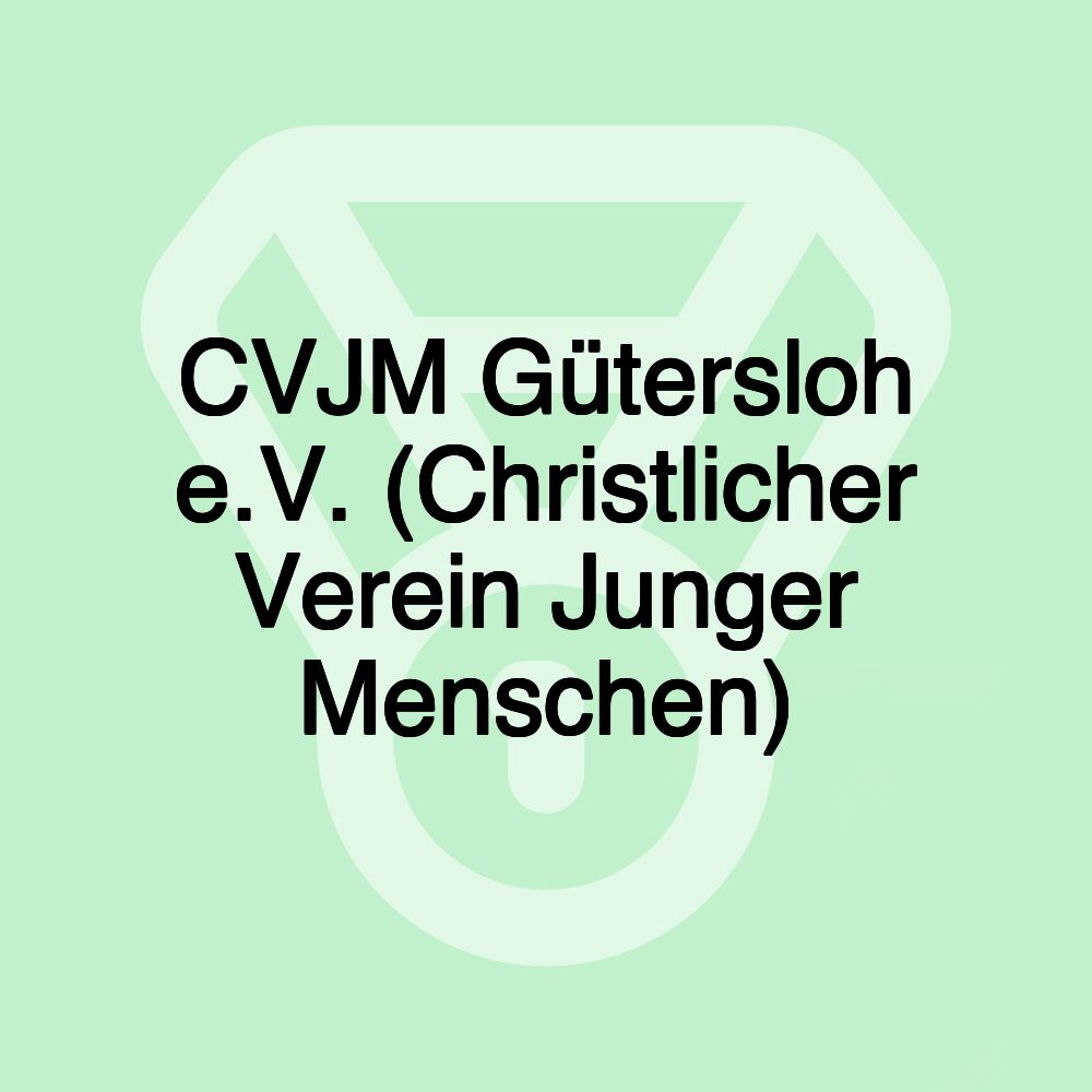 CVJM Gütersloh e.V. (Christlicher Verein Junger Menschen) CVJM Gütersloh e.V. (Christlicher Verein Junger Menschen)