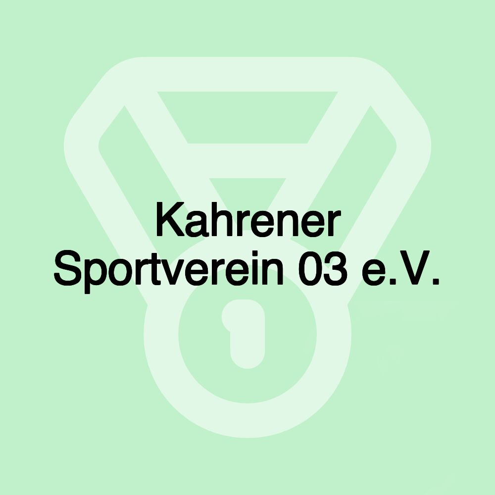 Kahrener Sportverein 03 e.V.