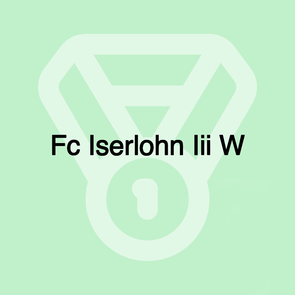 Fc Iserlohn Iii W