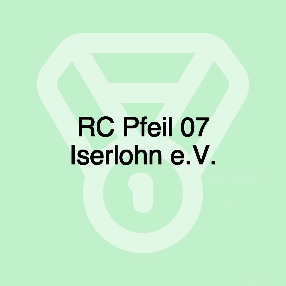 RC Pfeil 07 Iserlohn e.V. RC Pfeil 07 Iserlohn e.V.