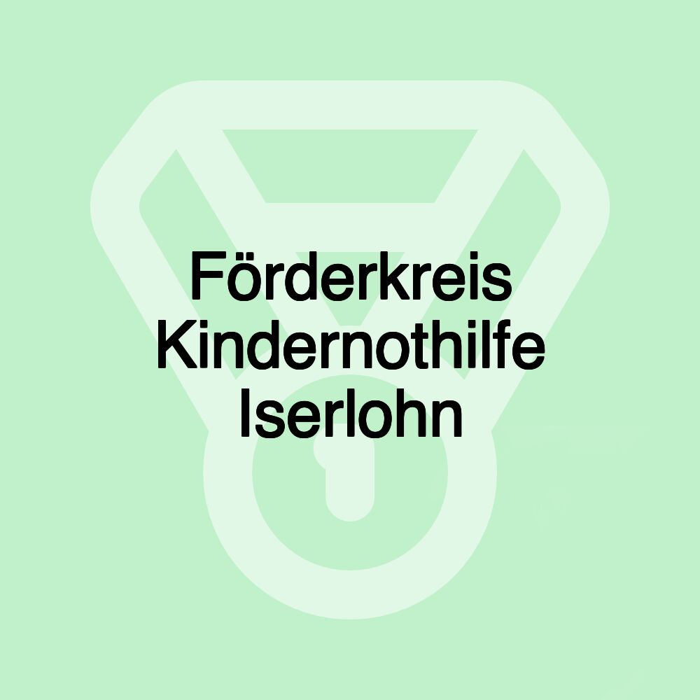 Förderkreis Kindernothilfe Iserlohn