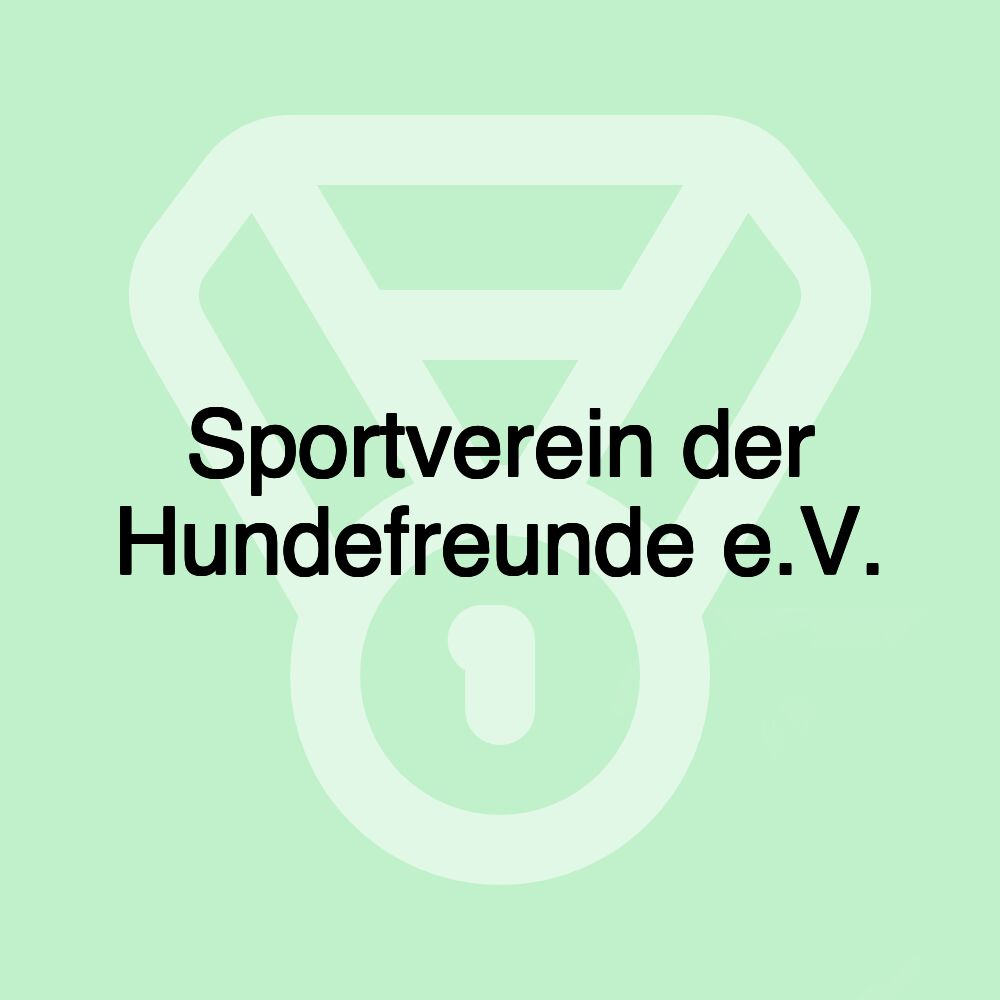 Sportverein der Hundefreunde e.V.