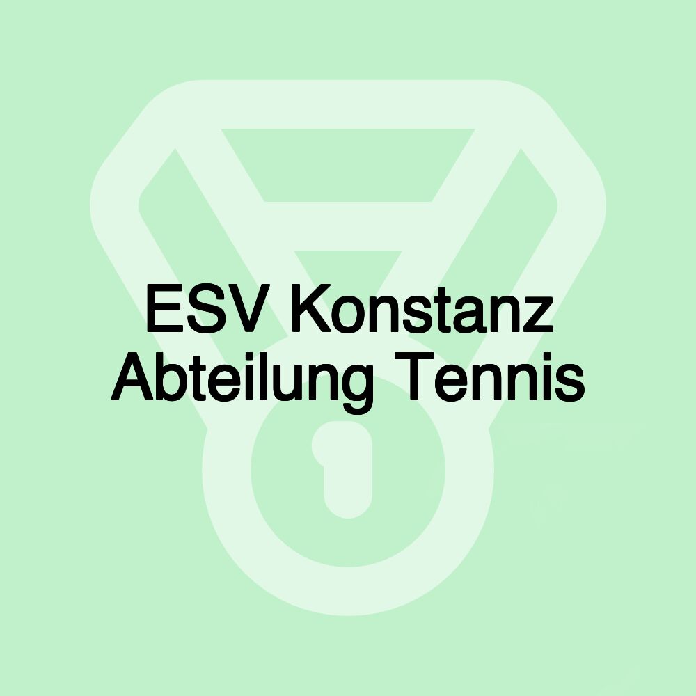 ESV Konstanz Abteilung Tennis