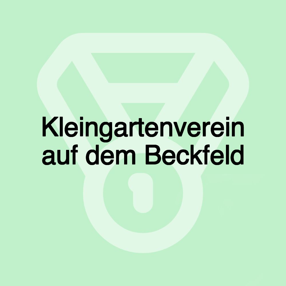 Kleingartenverein auf dem Beckfeld